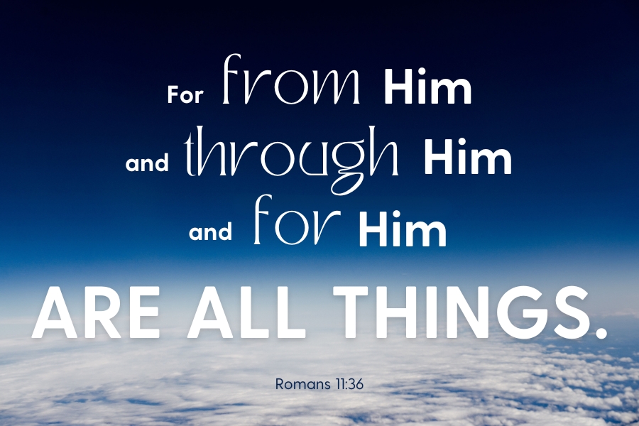 Romans 11:36